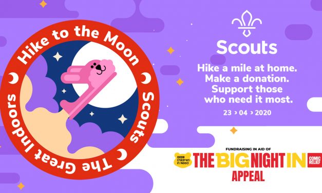 Chief Scout Bear Grylls leads Lancashire Scouts as they Hike to the Moon to raise funds for The Big Night In