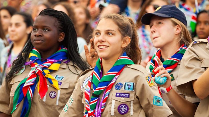 Duke of Edinburgh with East Lancashire Scouts